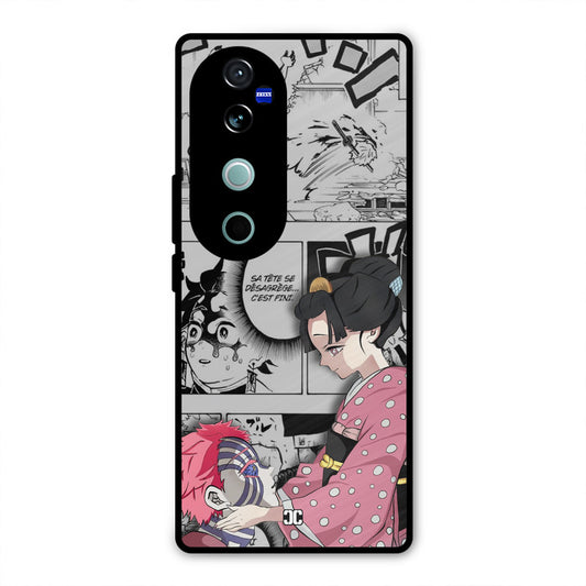 Akaza Love Vivo V40 Mobile Back Cover - Anime PrintShield Case