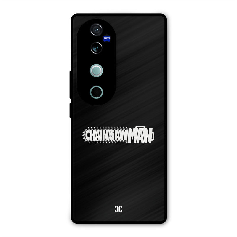 Chainsaw Logo Vivo V40 Mobile Back Cover - Anime PrintShield Case