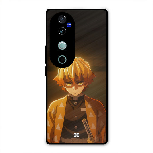 Thunderboy Zenitsu Vivo V40 Mobile Back Cover - Anime PrintShield Case