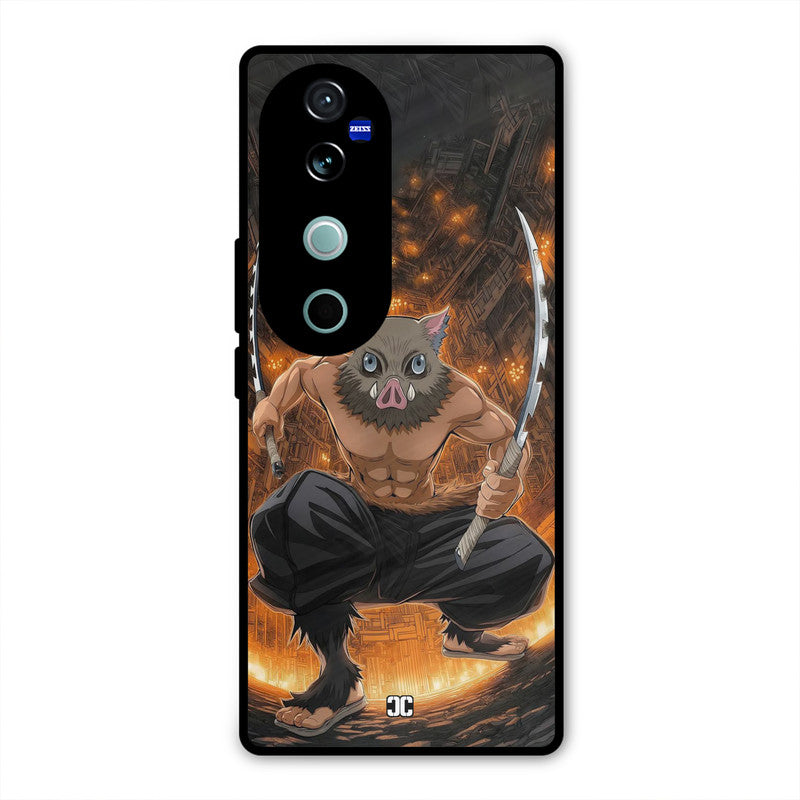 Inosuke Rage Vivo V40 Mobile Back Cover - Anime PrintShield Case