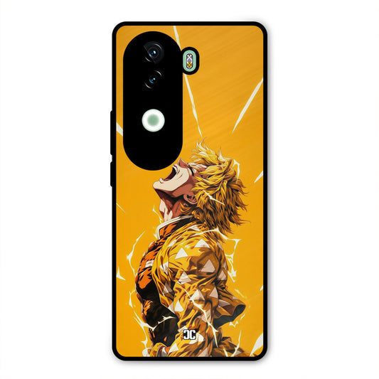 Shouting Zenitsu Vivo V40e Mobile Back Cover - Anime PrintShield Case