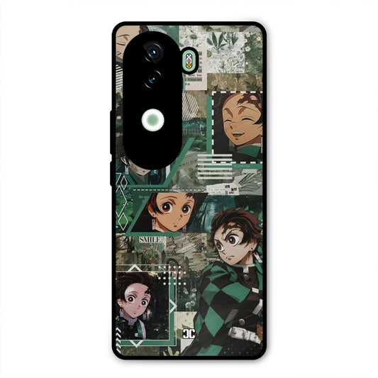 Tanjiro Thoughts Vivo V40e Mobile Back Cover - Anime PrintShield Case