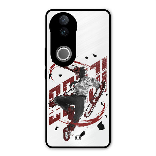 Chainsawman Typo Vivo T4R Mobile Back Cover - Anime PrintShield Case