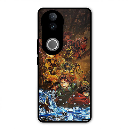 Demon Slayers Vivo V50 Mobile Back Cover - Anime PrintShield Case