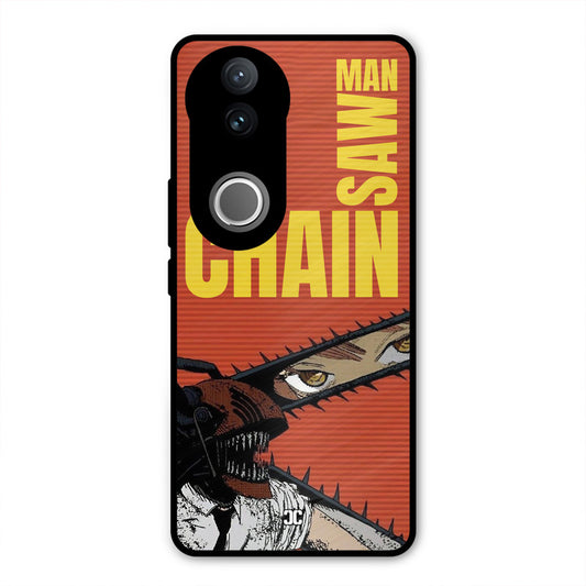 Raging Chainsaw Vivo V50 Mobile Back Cover - Anime PrintShield Case