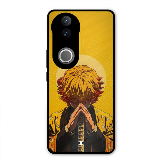 Calm Zenitsu Vivo V50 Mobile Back Cover - Anime PrintShield Case