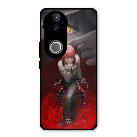 Makima Chains Vivo V50 Mobile Back Cover - Anime PrintShield Case