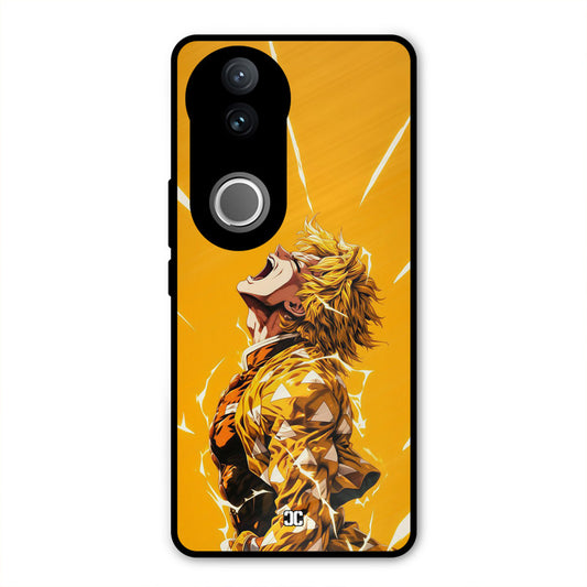 Shouting Zenitsu Vivo V50e Mobile Back Cover - Anime PrintShield Case