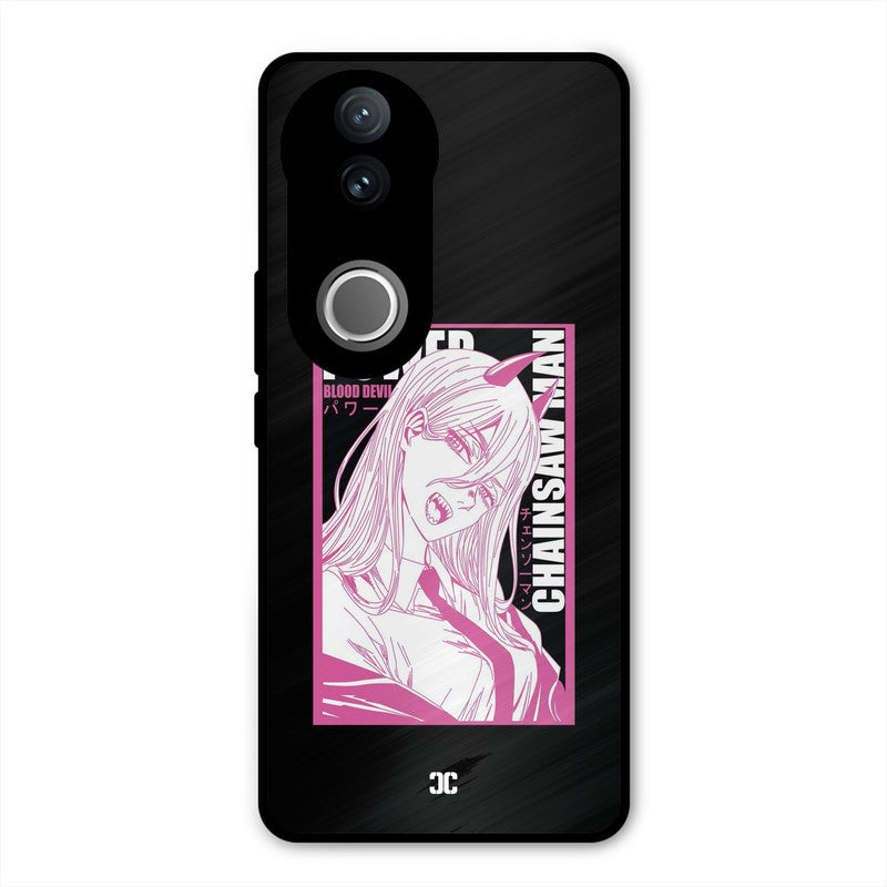 Blood Devil Power Vivo V50e Mobile Back Cover - Anime PrintShield Case