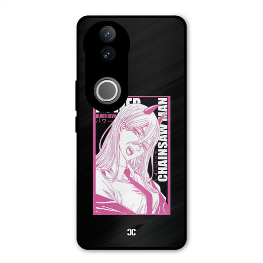 Blood Devil Power Vivo V50e Mobile Back Cover - Anime PrintShield Case