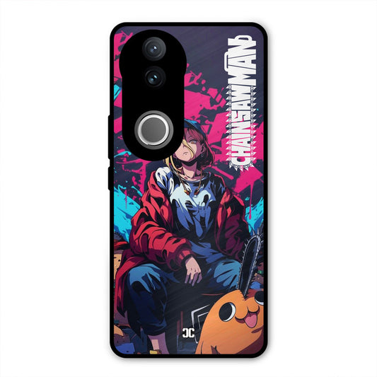 Puchita with Power Vivo V50e Mobile Back Cover - Anime PrintShield Case