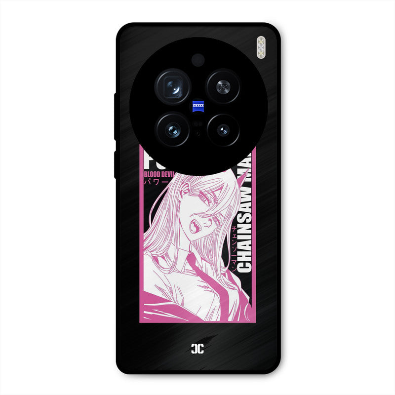 Blood Devil Power Vivo X200 Pro Mobile Back Cover - Anime PrintShield Case
