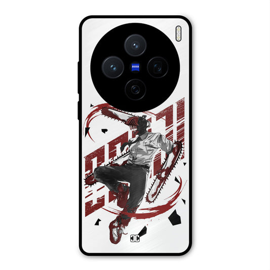 Chainsawman Typo Vivo X200 Mobile Back Cover - Anime PrintShield Case