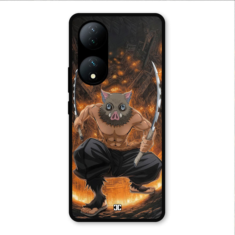 Inosuke Rage Vivo Y100 Mobile Back Cover - Anime PrintShield Case
