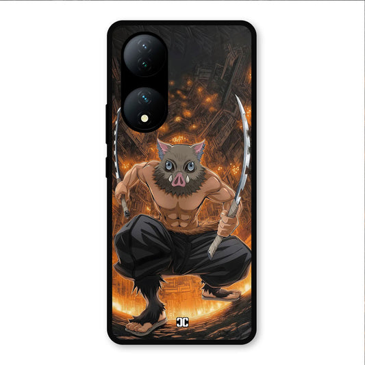 Inosuke Rage Vivo Y100 Mobile Back Cover - Anime PrintShield Case