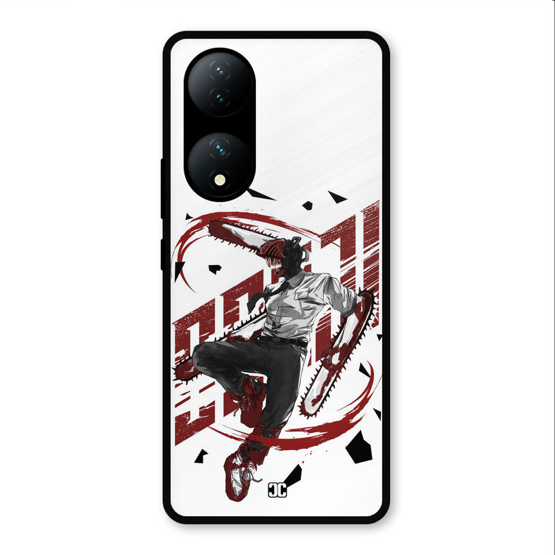 Chainsawman Typo Vivo Y100 Mobile Back Cover - Anime PrintShield Case