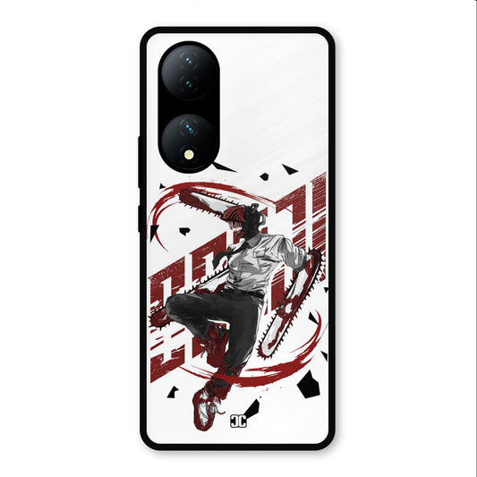 Chainsawman Typo Vivo Y100 Mobile Back Cover - Anime PrintShield Case