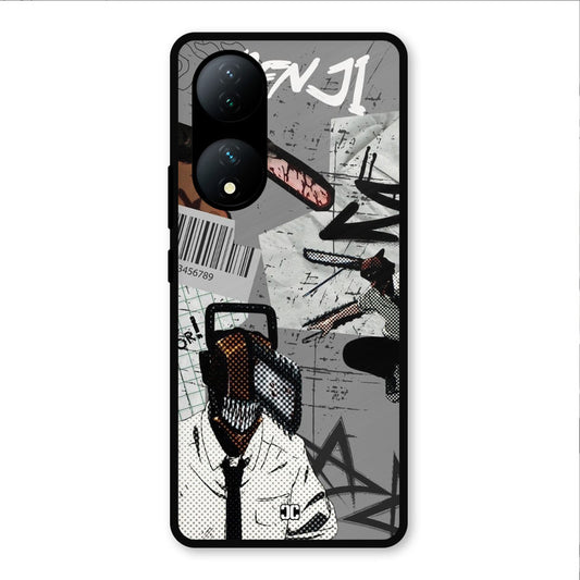 Denji Rage Vivo Y100 Mobile Back Cover - Anime PrintShield Case