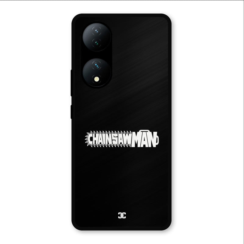 Chainsaw Logo Vivo Y100 Mobile Back Cover - Anime PrintShield Case