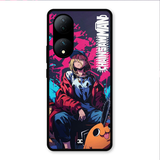 Puchita with Power Vivo Y100 Mobile Back Cover - Anime PrintShield Case