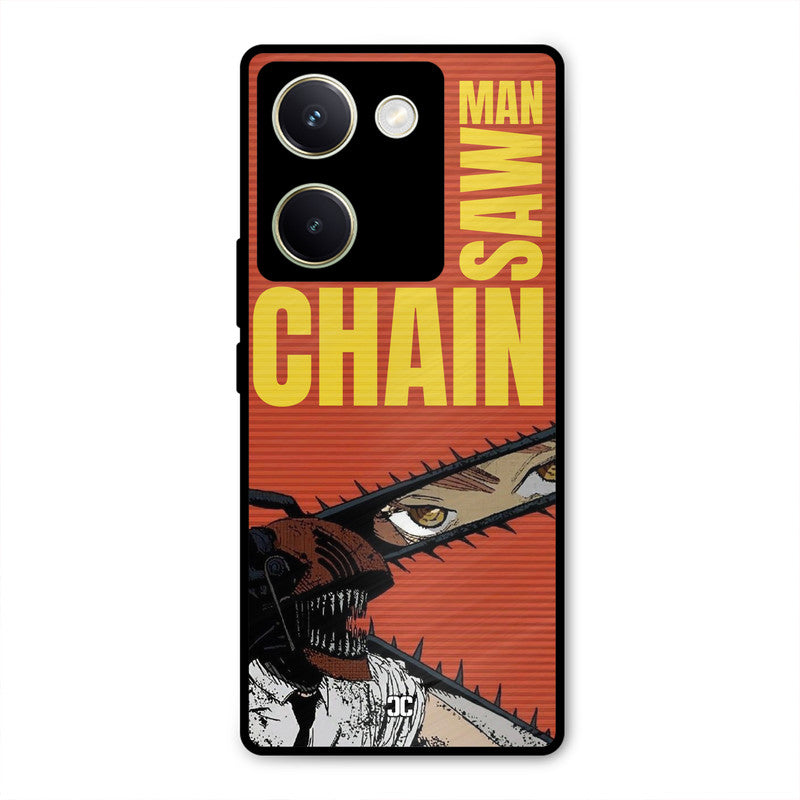 Raging Chainsaw Vivo Y200 Pro Mobile Back Cover - Anime PrintShield Case
