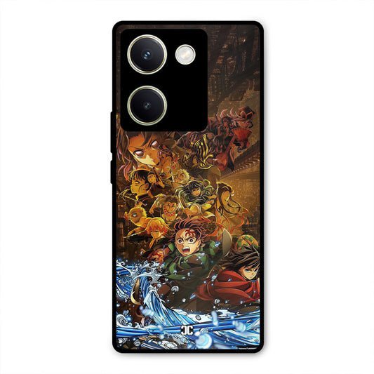 Demon Slayers Vivo Y200 Pro Mobile Back Cover - Anime PrintShield Case