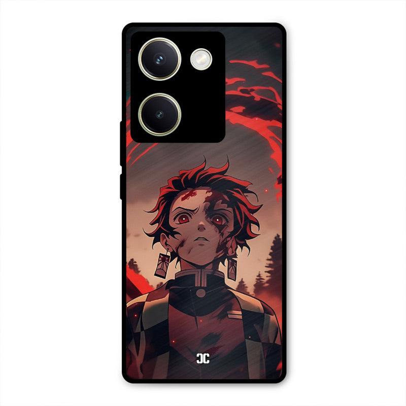 Raging Tanjiro Vivo Y200 Pro Mobile Back Cover - Anime PrintShield Case
