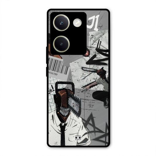 Denji Rage Vivo Y200 Pro Mobile Back Cover - Anime PrintShield Case