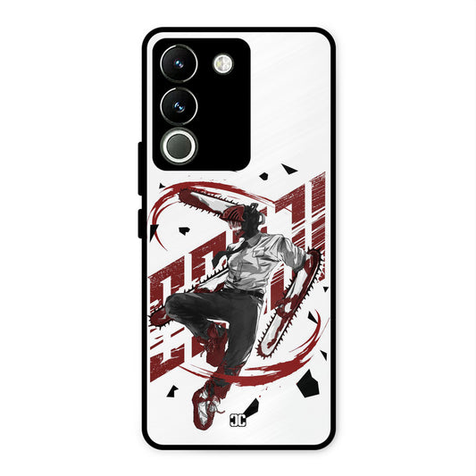 Chainsawman Typo Vivo Y200 Mobile Back Cover - Anime PrintShield Case