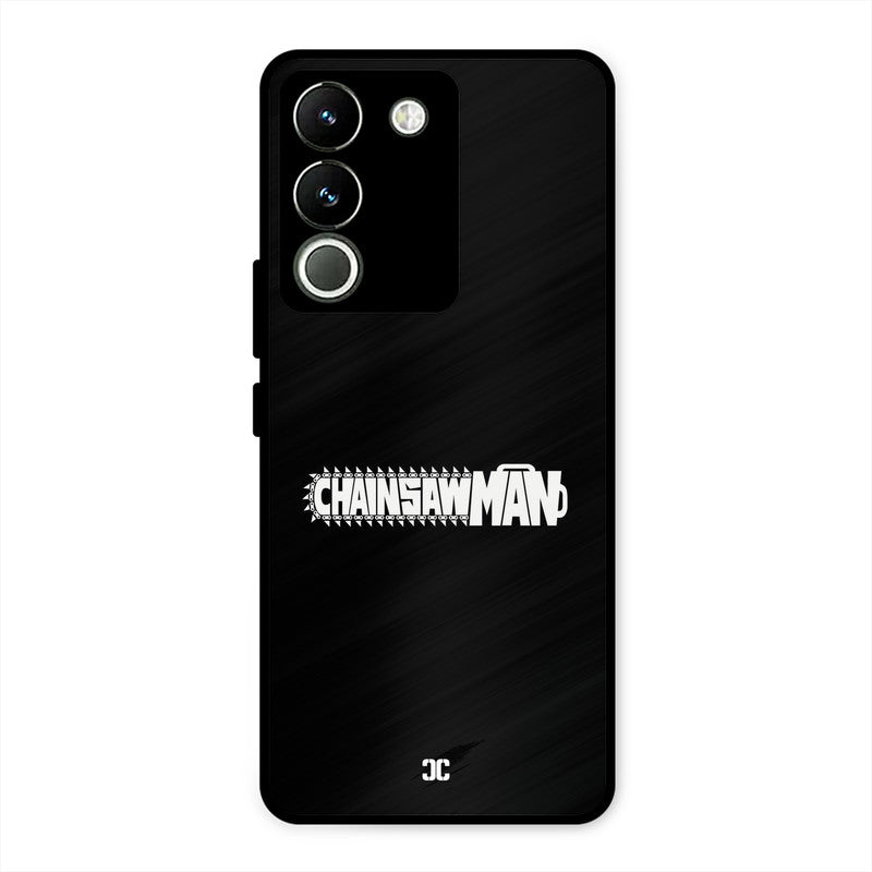 Chainsaw Logo Vivo Y200 Mobile Back Cover - Anime PrintShield Case