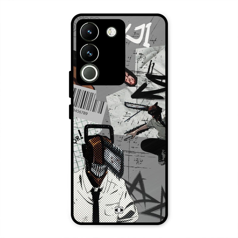 Denji Rage Vivo Y200 Mobile Back Cover - Anime PrintShield Case