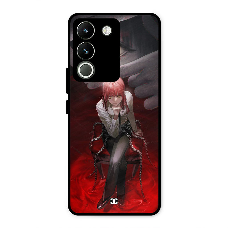 Makima Chains Vivo Y200 Mobile Back Cover - Anime PrintShield Case