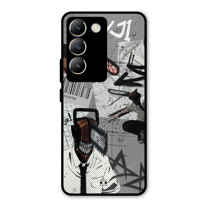 Denji Rage Vivo Y200e Mobile Back Cover - Anime PrintShield Case