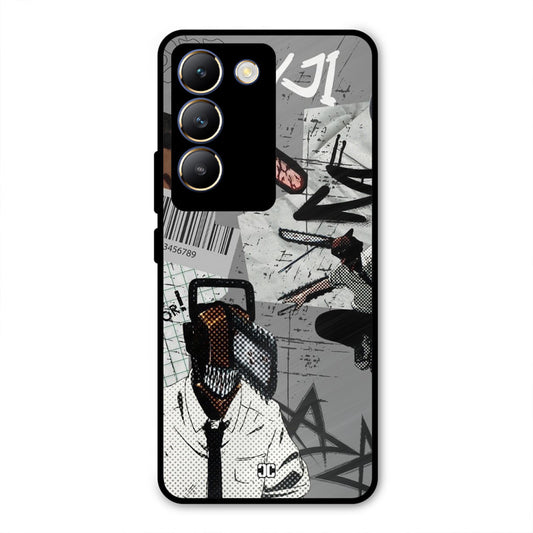 Denji Rage Vivo Y200e Mobile Back Cover - Anime PrintShield Case