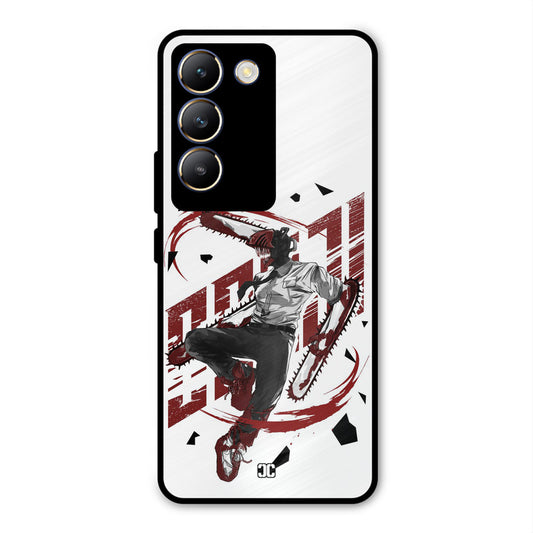 Chainsawman Typo Vivo Y200e Mobile Back Cover - Anime PrintShield Case