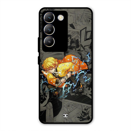 Zenitsu Manga Vivo Y200e Mobile Back Cover - Anime PrintShield Case