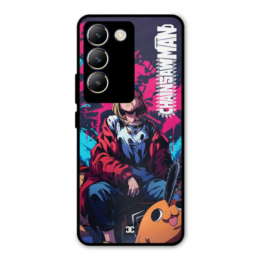 Puchita with Power Vivo Y200e Mobile Back Cover - Anime PrintShield Case