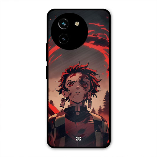 Raging Tanjiro Vivo Y200i Mobile Back Cover - Anime PrintShield Case
