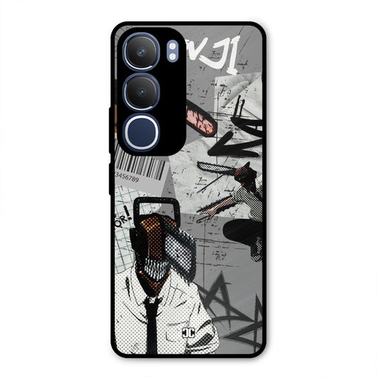 Denji Rage Vivo Y29 Mobile Back Cover - Anime PrintShield Case