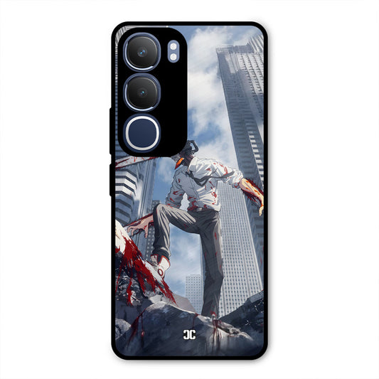 Denji Fighting Vivo Y29 Mobile Back Cover - Anime PrintShield Case