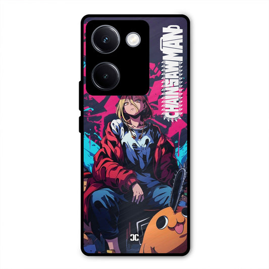 Puchita with Power Vivo Y300 Plus Mobile Back Cover - Anime PrintShield Case