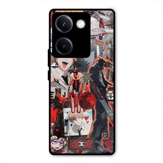 Denji Thoughts Vivo Y300 Plus Mobile Back Cover - Anime PrintShield Case