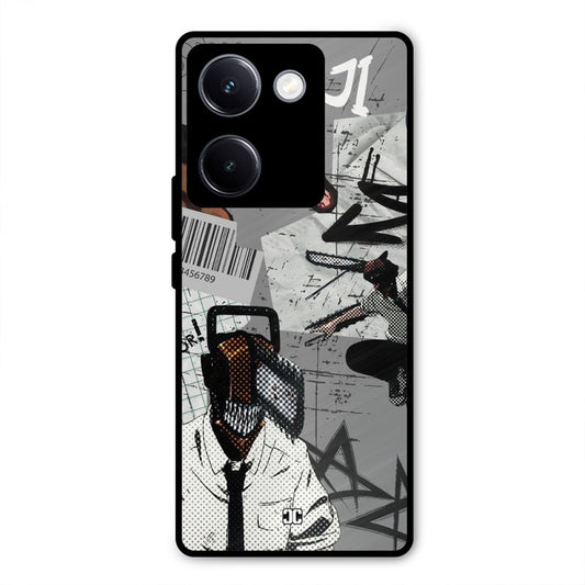 Denji Rage Vivo Y300 Plus Mobile Back Cover - Anime PrintShield Case