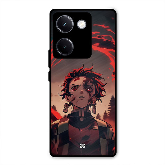 Raging Tanjiro Vivo Y300 Plus Mobile Back Cover - Anime PrintShield Case