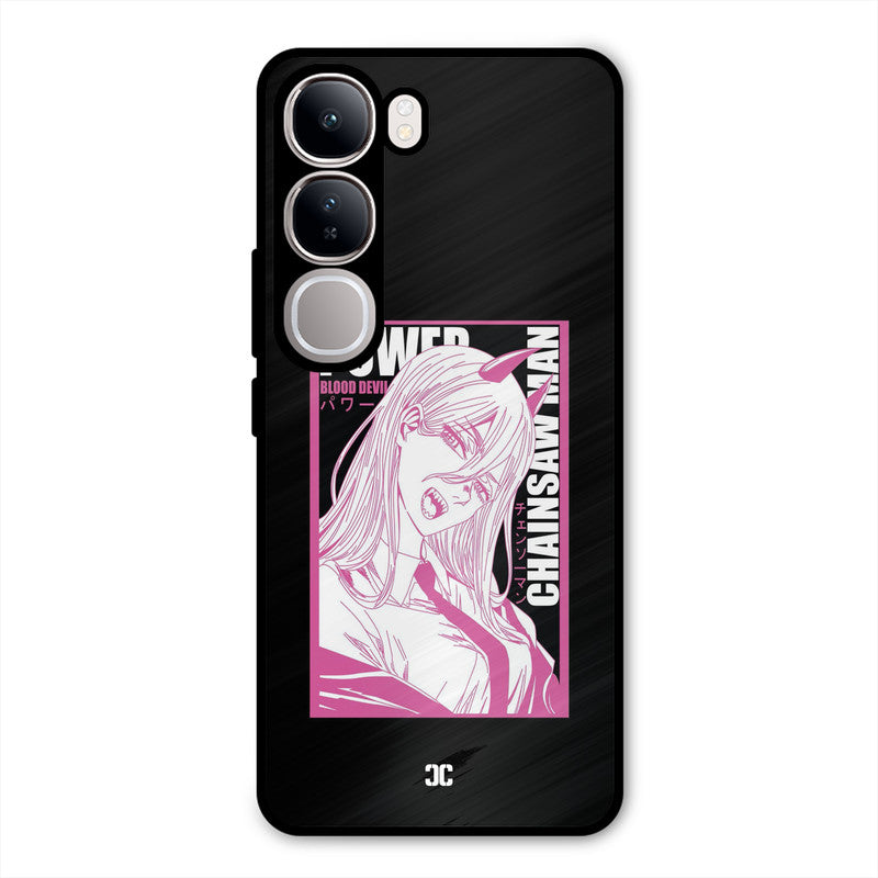 Blood Devil Power Vivo Y300 Mobile Back Cover - Anime PrintShield Case