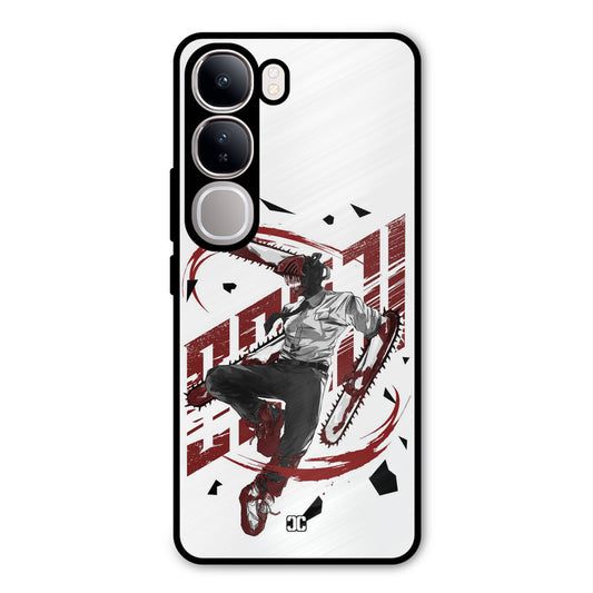 Chainsawman Typo Vivo Y300 Mobile Back Cover - Anime PrintShield Case