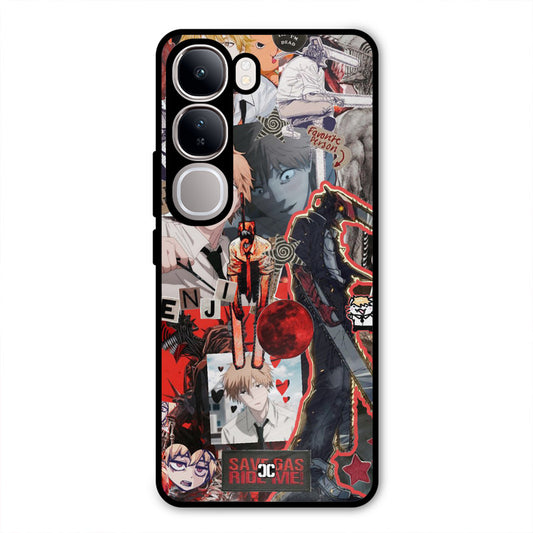 Denji Thoughts Vivo Y300 Mobile Back Cover - Anime PrintShield Case