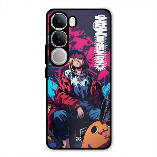 Puchita with Power Vivo Y300 Mobile Back Cover - Anime PrintShield Case