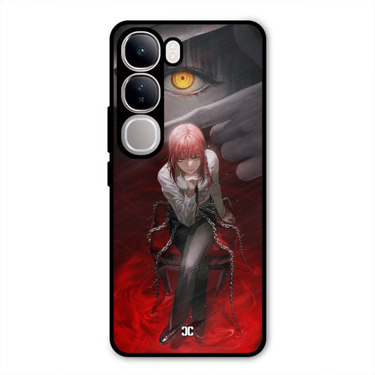 Makima Chains Vivo Y300 Mobile Back Cover - Anime PrintShield Case