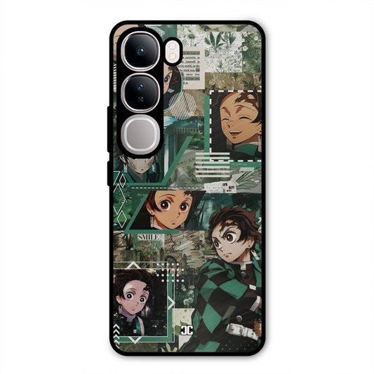 Tanjiro Thoughts Vivo Y300 Mobile Back Cover - Anime PrintShield Case